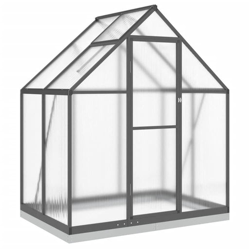 Greenhouse with Base Frame in Anthracite (169 x 114 x 202cm) - Little and Giant Explorers vidaXL