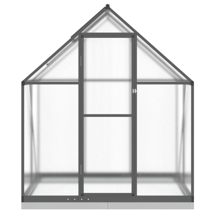 Greenhouse with Base Frame in Anthracite (169 x 114 x 202cm) - Little and Giant Explorers vidaXL