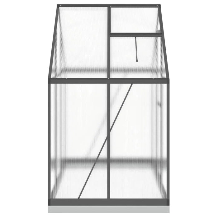 Greenhouse with Base Frame in Anthracite (169 x 114 x 202cm) - Little and Giant Explorers vidaXL