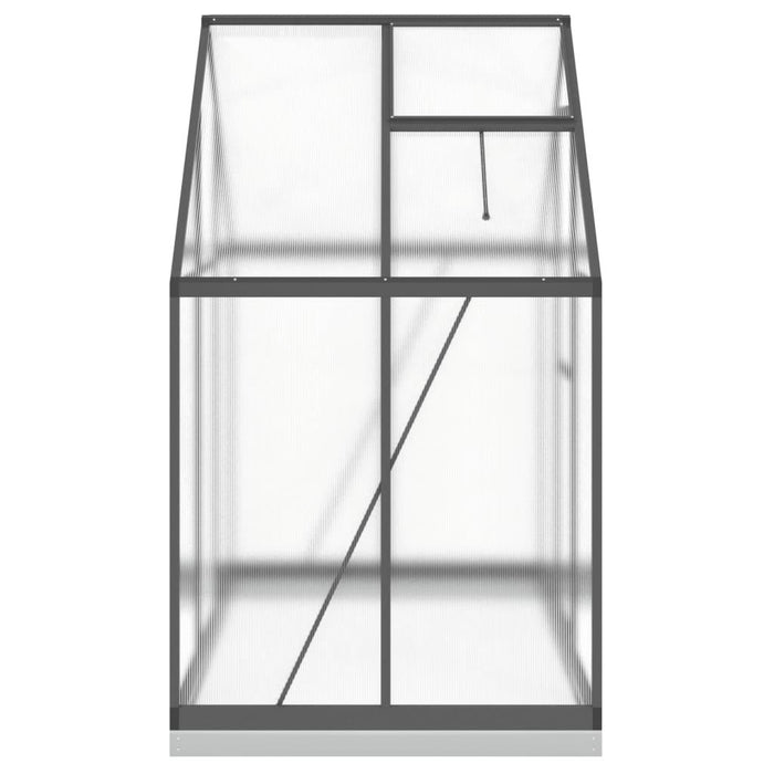 Greenhouse with Base Frame in Anthracite (169 x 114 x 202cm) - Little and Giant Explorers vidaXL