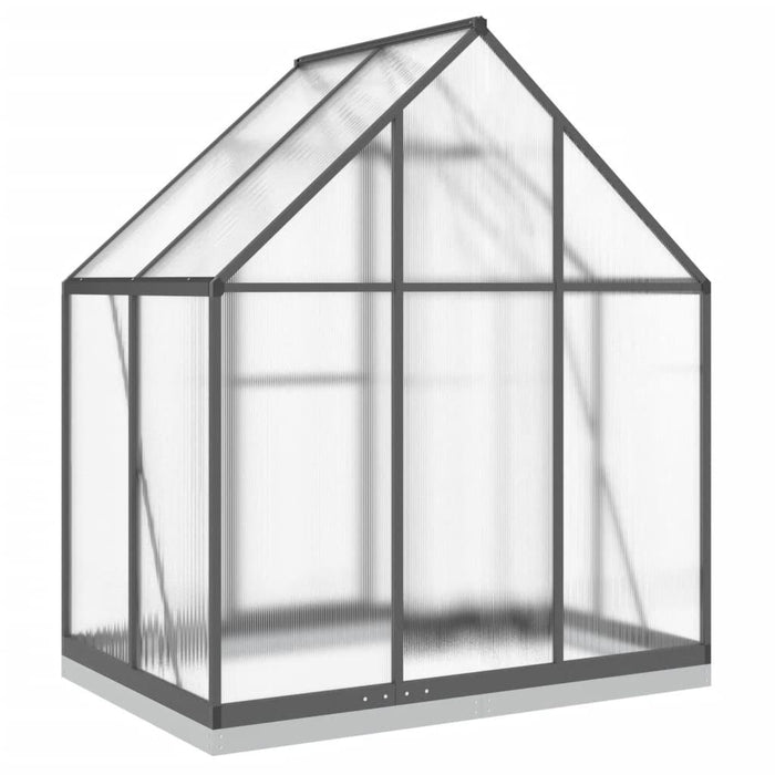 Greenhouse with Base Frame in Anthracite (169 x 114 x 202cm) - Little and Giant Explorers vidaXL