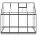 Greenhouse with Base Frame in Anthracite (224 x 169 x 202cm) - Little and Giant Explorers vidaXL