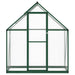 Greenhouse with Base Frame in Green (169 x 58 x 195cm) - Little and Giant Explorers vidaXL