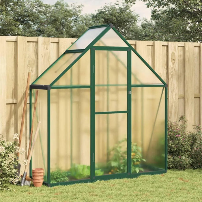 Greenhouse with Base Frame in Green (169 x 58 x 195cm) - Little and Giant Explorers vidaXL