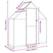 Greenhouse with Base Frame in Green (169 x 58 x 195cm) - Little and Giant Explorers vidaXL