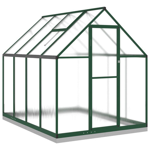 Greenhouse with Base Frame in Green (224 x 169 x 202cm) - Little and Giant Explorers vidaXL