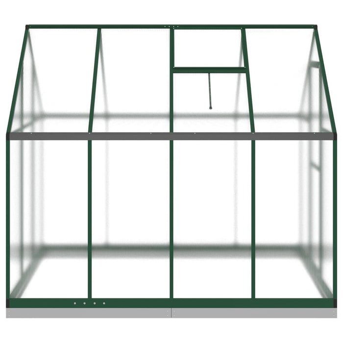 Greenhouse with Base Frame in Green (224 x 169 x 202cm) - Little and Giant Explorers vidaXL