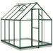 Greenhouse with Base Frame in Green (224 x 169 x 202cm) - Little and Giant Explorers vidaXL