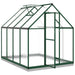 Greenhouse with Base Frame in Green (224 x 169 x 202cm) - Little and Giant Explorers vidaXL