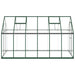 Greenhouse with Base Frame in Green (334 x 169 x 195cm) - Little and Giant Explorers vidaXL