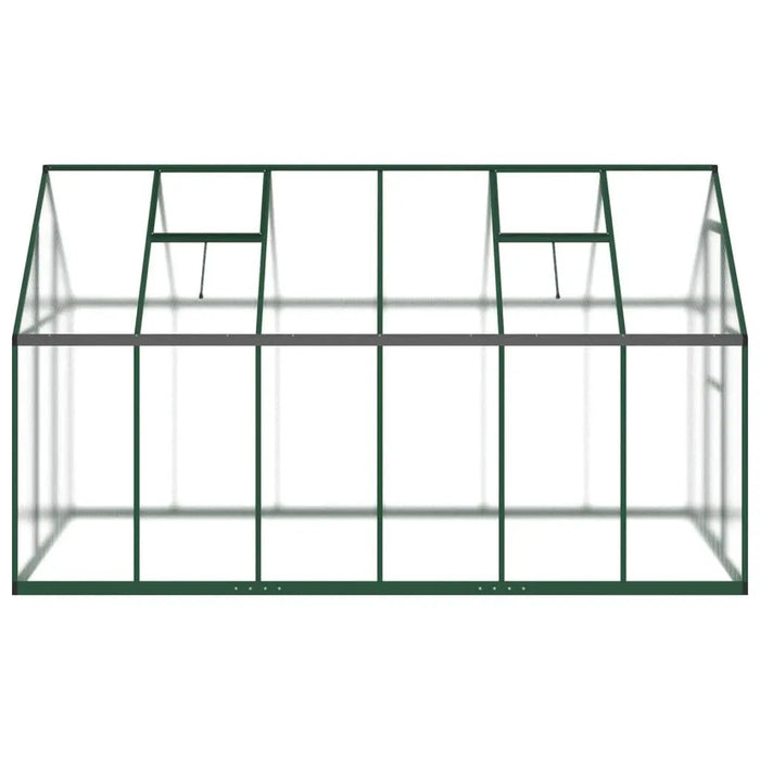 Greenhouse with Base Frame in Green (334 x 169 x 195cm) - Little and Giant Explorers vidaXL