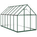 Greenhouse with Base Frame in Green (334 x 169 x 195cm) - Little and Giant Explorers vidaXL