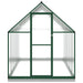 Greenhouse with Base Frame in Green (334 x 169 x 202cm) - Little and Giant Explorers vidaXL