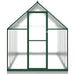 Greenhouse with Base Frame in Green (334 x 169 x 202cm) - Little and Giant Explorers vidaXL