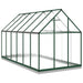 Greenhouse with Base Frame in Green (334 x 169 x 202cm) - Little and Giant Explorers vidaXL