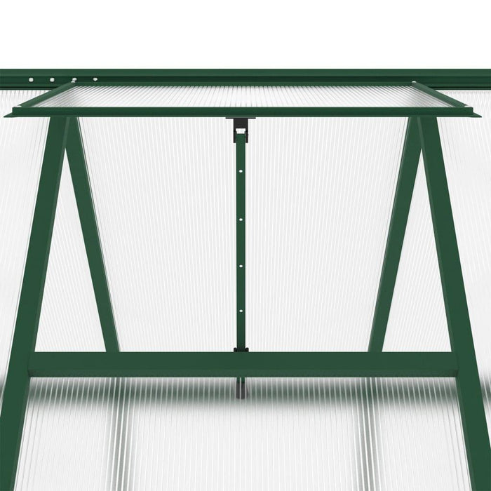 Greenhouse with Base Frame in Green (334 x 169 x 202cm) - Little and Giant Explorers vidaXL