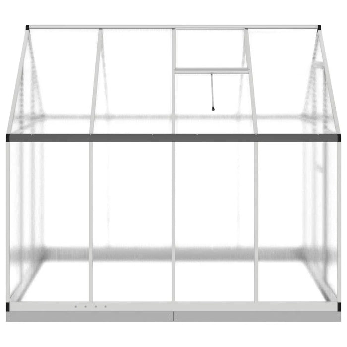 Greenhouse with Base Frame in Silver (224 x 169 x 202cm) - Little and Giant Explorers vidaXL