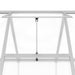 Greenhouse with Base Frame in Silver (224 x 169 x 202cm) - Little and Giant Explorers vidaXL