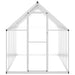 Greenhouse with Base Frame in Silver (334 x 169 x 195cm) - Little and Giant Explorers vidaXL