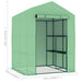 Greenhouse with Steel Shelves (143 x 143 x 195cm) - Little and Giant Explorers vidaXL