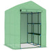 Greenhouse with Steel Shelves (143 x 143 x 195cm) - Little and Giant Explorers vidaXL