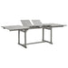 Grey Garden Dining Table in Solid Acacia Wood - Little and Giant Explorers vidaXL