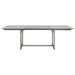 Grey Garden Dining Table in Solid Acacia Wood - Little and Giant Explorers vidaXL