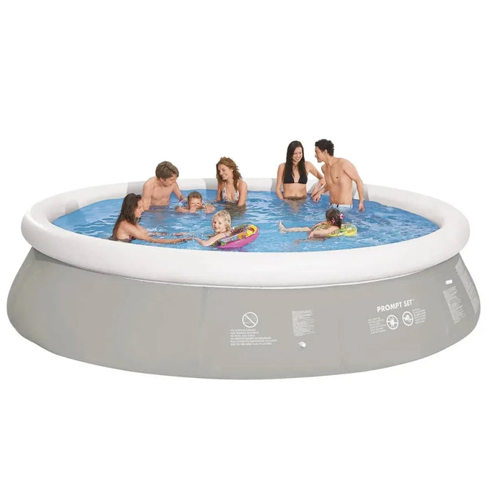 Grey Inflatable Swimming Pool – 450 x 122cm | 13,293L Capacity JILONG - Little and Giant Explorers Jilong