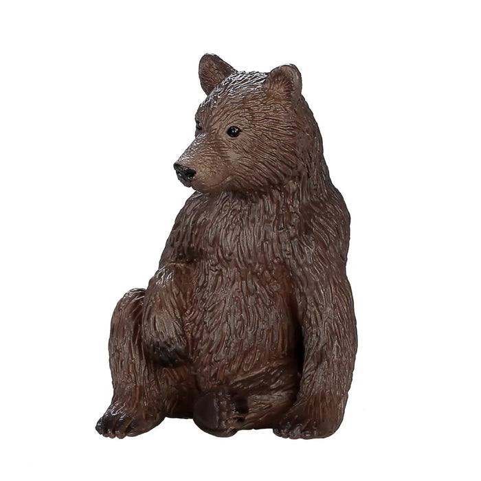 Grizzly Bear Cub Toy - Realistic Wildlife Animal Model | Educational Wildlife Figurine MOJO FUN - Little and Giant Explorers Mojo Fun