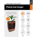 Groove Planter in Black (43 x 41cm) - Little and Giant Explorers Capi