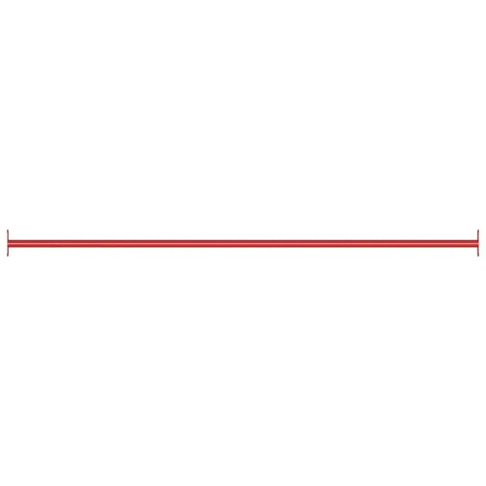 Steel Turning Bar in Red 125cm - Little and Giant Explorers vidaXL