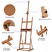 H-Frame Artist Easel with Adjustable Height (171 - 230cm) - Little and Giant Explorers Vinsetto