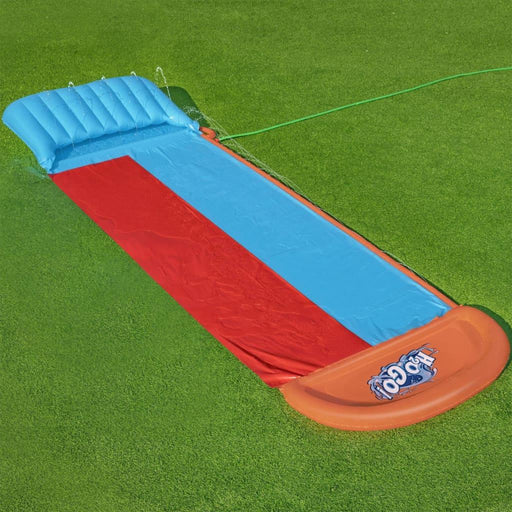 H2OGO Water Slide - Tsunami Splash Ramp - Double Slide - Little and Giant Explorers Bestway