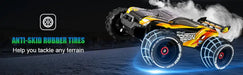H3 1/18 High Speed RC Monster Truck - Dual Motors | 4WD 50+ KM/H with LED Headlights 4DRC - Little and Giant Explorers 4DRC