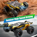 H3 1/18 High Speed RC Monster Truck - Dual Motors | 4WD 50+ KM/H with LED Headlights 4DRC - Little and Giant Explorers 4DRC
