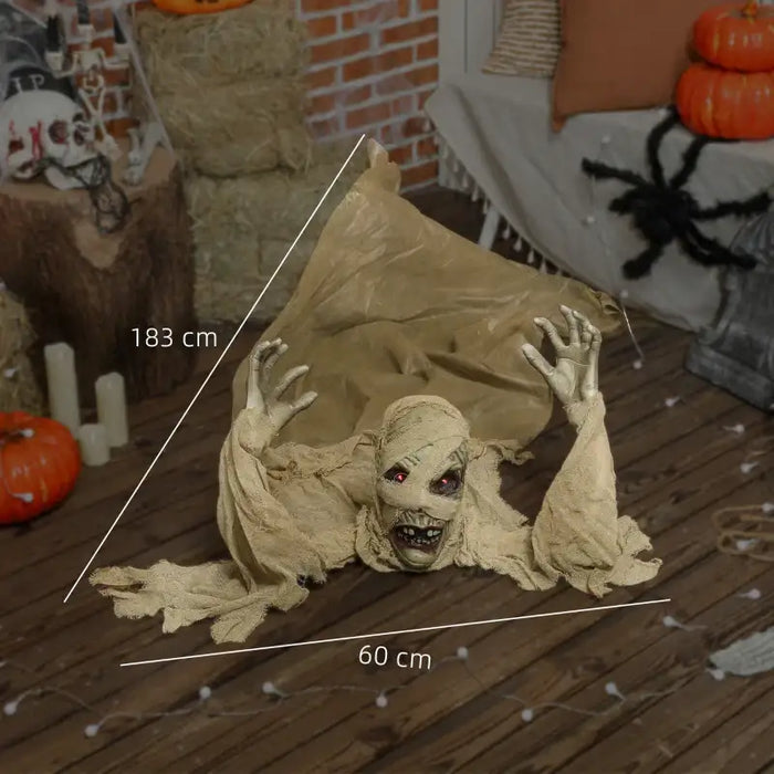 Halloween Crawling Mummy – Life-Size Animated Prop | Timed and Continuous Modes OUTSUNNY - Little and Giant Explorers Outsunny