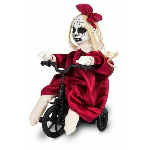 Halloween Decoration - Possessed Doll on Tricycle with Sound and Movement - Little and Giant Explorers