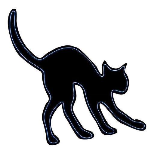 Halloween Decoration - Silhouette Neon Cat - Little and Giant Explorers