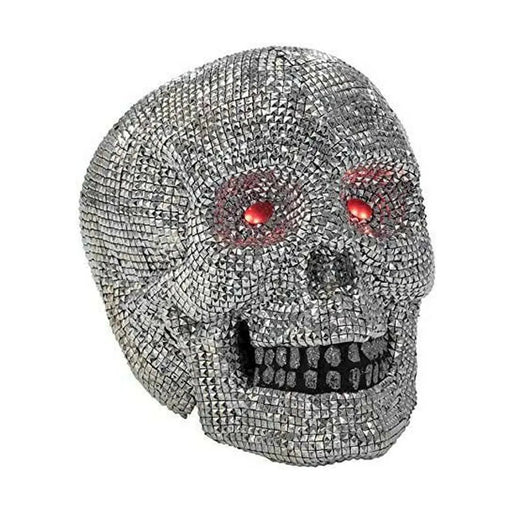 Halloween Decoration - Silver Skull with Lights - Little and Giant Explorers