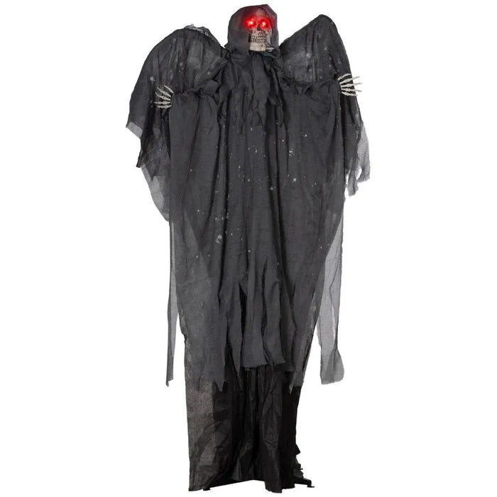 Halloween Decoration Winged Grim Reaper - Animatronic with Sound Activation - Little and Giant Explorers HOMCOM