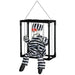 Halloween Hanging Skeleton Prisoner | Sound and Light Activated - Red LED Eyes OUTSUNNY - Little and Giant Explorers Outsunny