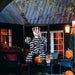 Halloween Hanging Skeleton Prisoner | Sound and Light Activated - Red LED Eyes OUTSUNNY - Little and Giant Explorers Outsunny