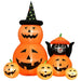 Halloween Inflatable Pumpkin and Cat – 180cm Tall | Built-In LEDs and Music OUTSUNNY - Little and Giant Explorers Outsunny