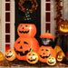 Halloween Inflatable Pumpkin and Cat – 180cm Tall | Built-In LEDs and Music OUTSUNNY - Little and Giant Explorers Outsunny