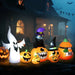 Halloween Inflatable Pumpkins, Ghosts and Cats – 240cm Wide | Built-In LEDs OUTSUNNY - Little and Giant Explorers Outsunny