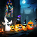 Halloween Inflatable Pumpkins, Ghosts and Cats – 240cm Wide | Built-In LEDs OUTSUNNY - Little and Giant Explorers Outsunny