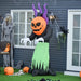 Halloween Pumpkin Ghost Inflatable with LEDs - Little and Giant Explorers HOMCOM