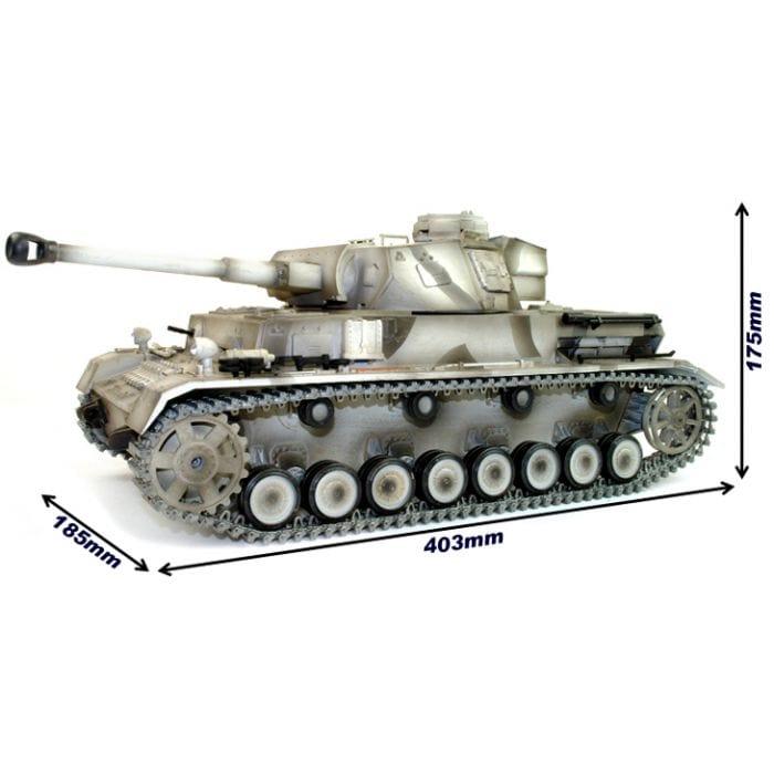 Hand Painted RC Tank Panzer IV - Metal Upgrade | 360 Turret - Little and Giant Explorers Taigen