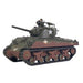 Hand Painted Sherman RC Tank | 360 Turret and Metal Parts - Little and Giant Explorers Taigen