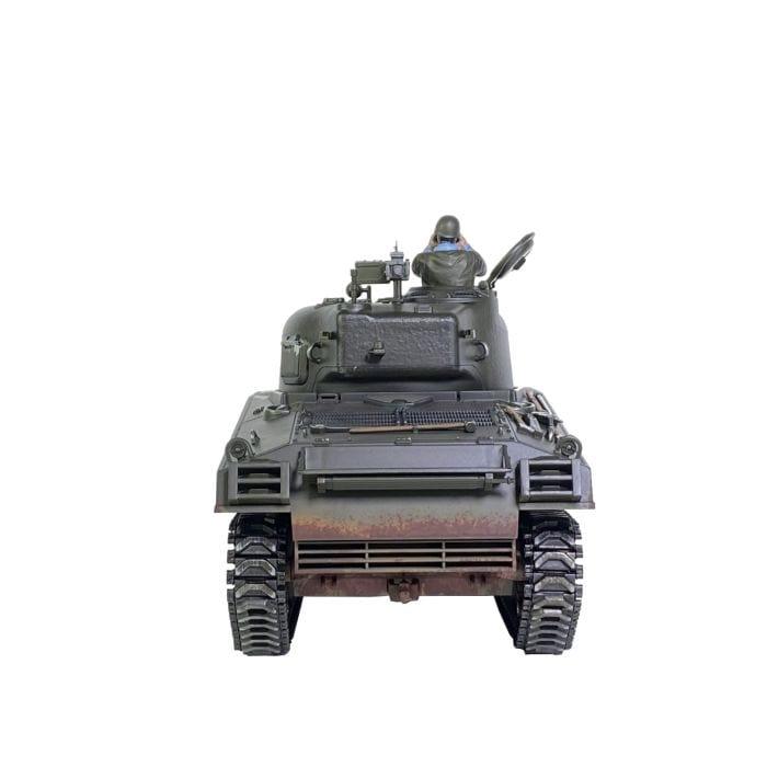 Hand Painted Sherman RC Tank | 360 Turret and Metal Parts - Little and Giant Explorers Taigen